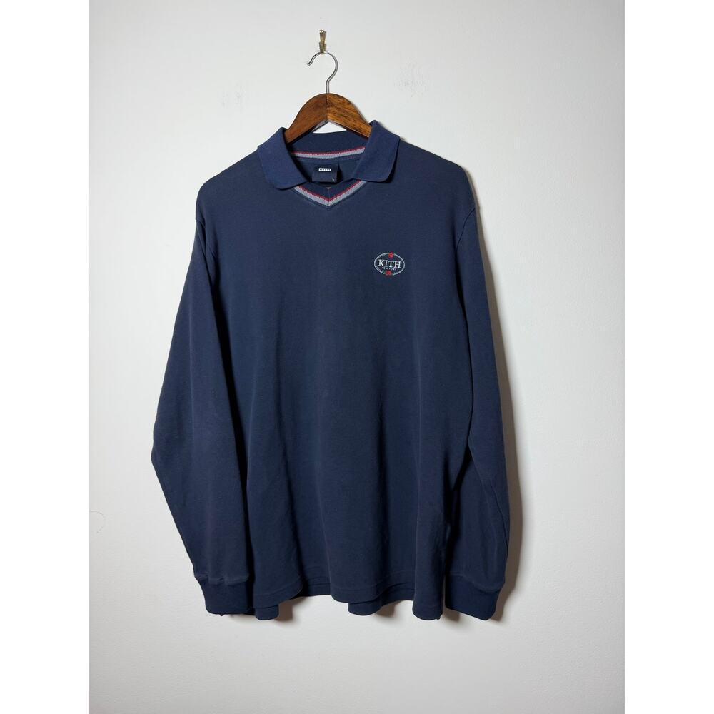 Kith Long-Sleeve Tap In Polo 'Nocturnal'
